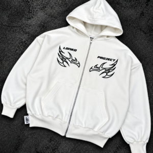 Campera Lonko Project Blanco, talle unico