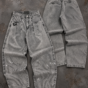 Pantalon Hematita baggy, talle 38 38 40 42 42 46
